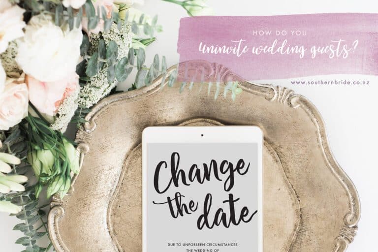 How do you uninvite guests when you’ve already sent out a Save the Date?