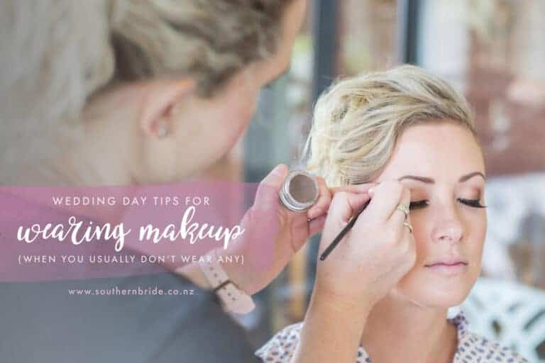 Wedding day makeup tips – for brides who usually don’t wear any!
