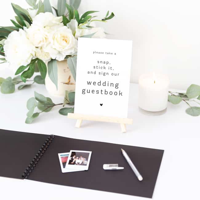 personalised wedding guestbook idea - nz made