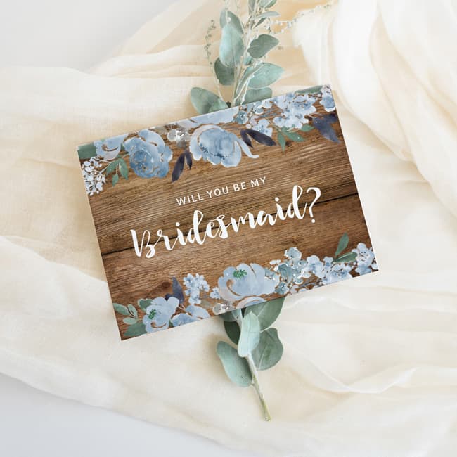 bridesmaid proposal card 
