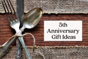 5th anniversary gift ideas sign